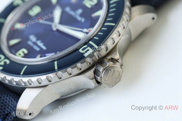 Swiss Copy Blancpain Fifty Fathoms Automatique Watch New Titanium Case Blue Dial Swiss Copy Blancpain Fifty Fathoms Automatique Watch New Titanium Case Blue Dial