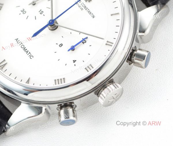 Swiss Grade Copy Vacheron Constantin Geneve White Dial Watch 7750 Movement Swiss Grade Copy Vacheron Constantin Geneve White Dial Watch 7750 Movement