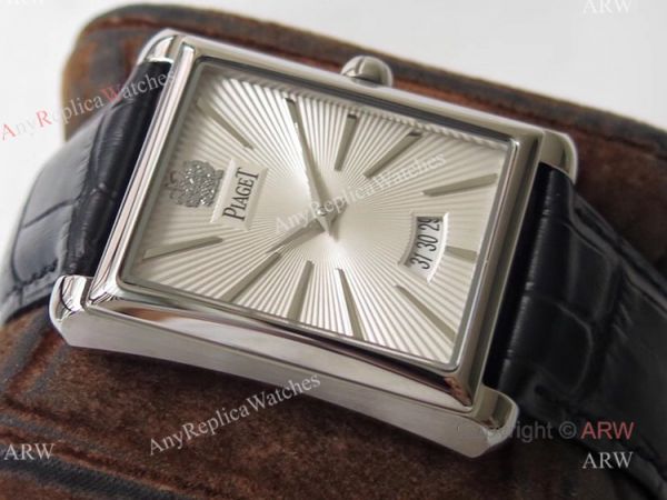 Best Replica Piaget Emperador Silver Dial Stainless Steel Mens Watch Best Replica Piaget Emperador Silver Dial Stainless Steel Mens Watch