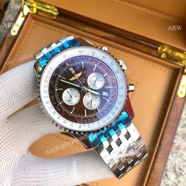 High Quality Breitling Navitimer 01 46mm Watch Rose Gold Case High Quality Breitling Navitimer 01 46mm Watch Rose Gold Case