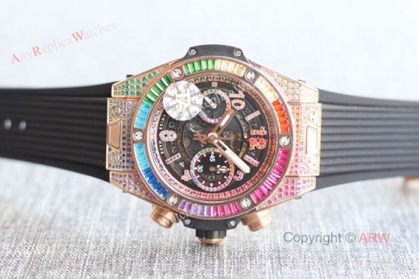 Best Hublot Watches For Men Swiss Replica Hublot Big Bang Unico Rainbow King Gold Best Hublot Watches For Men Swiss Replica Hublot Big Bang Unico Rainbow King Gold