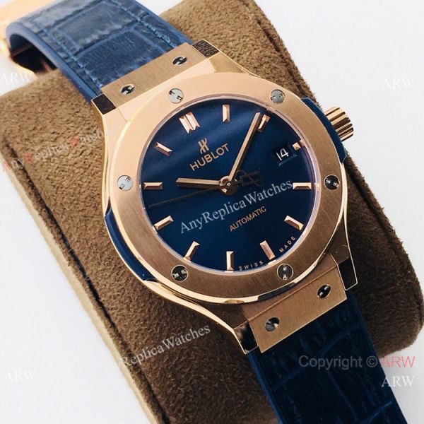 AAA Swiss Copy Hublot Classic Fusion 38 mm Women Watches Rose Gold Case AAA Swiss Copy Hublot Classic Fusion 38 mm Women Watches Rose Gold Case
