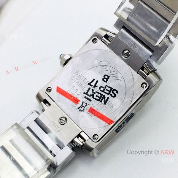 Super Clone Cartier Tank 2301 CC708177 Watch Cream Dial Lady Size Super Clone Cartier Tank 2301 CC708177 Watch Cream Dial Lady Size