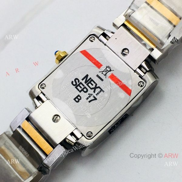 Super Replica Cartier Tank Francaise CC708177 Watch 2-Tone Cream Face Super Replica Cartier Tank Francaise CC708177 Watch 2-Tone Cream Face