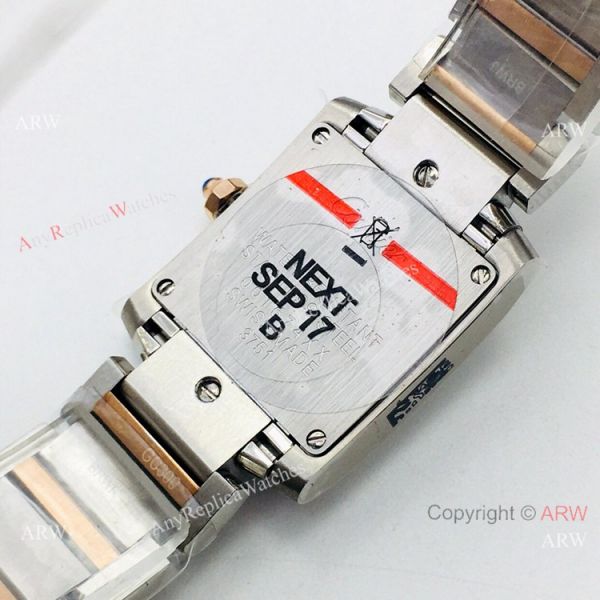 Super Replica Cartier Tank Francaise CC708177 Watch 2 Tone Rose Gold Lady Super Replica Cartier Tank Francaise CC708177 Watch 2 Tone Rose Gold Lady