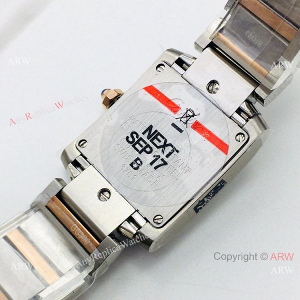 Super Clone Cartier CC 708177 Tank Francaise Lady Watch with Diamond Super Clone Cartier CC 708177 Tank Francaise Lady Watch with Diamond