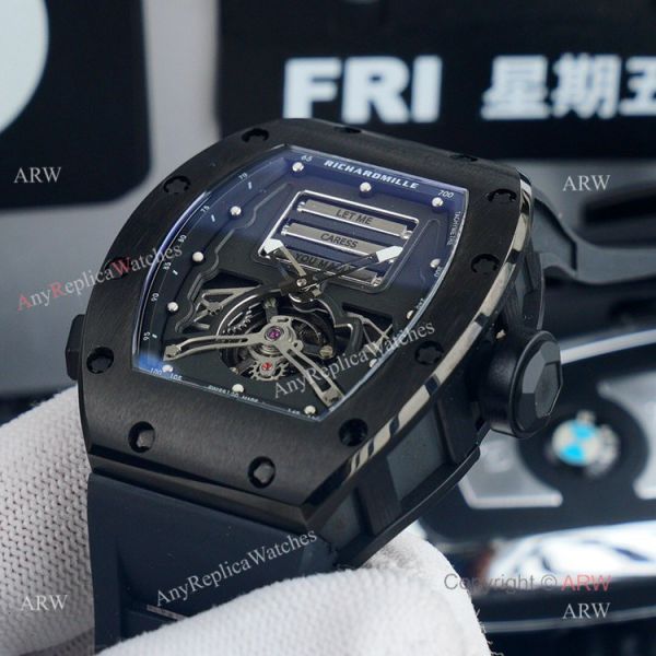 Sexy Richard Mille RM69 For Sale High Quality Replica Richard Mille All Black Men Watch Sexy Richard Mille RM69 For Sale High Quality Replica Richard Mille All Black Men Watch