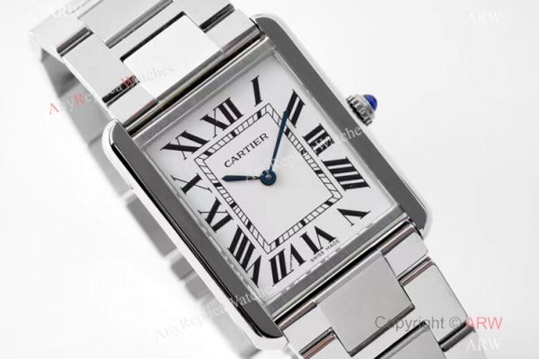 New! Swiss Cartier Tank Solo AF Factory Stainless Steel Watch Mid-size New! Swiss Cartier Tank Solo AF Factory Stainless Steel Watch Mid-size