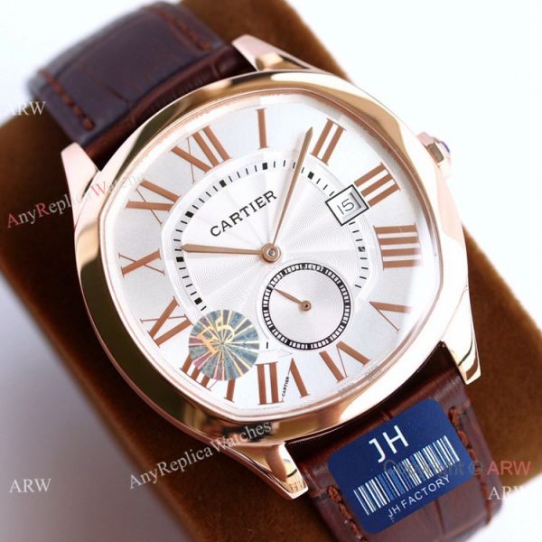 JH Factory Swiss Cartier Drive De Watches Rhodium Dial JH Factory Swiss Cartier Drive De Watches Rhodium Dial