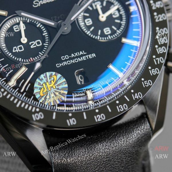 JH Omega Speedmaster Chronograph Swiss 9300 Watch Black Ceramic JH Omega Speedmaster Chronograph Swiss 9300 Watch Black Ceramic
