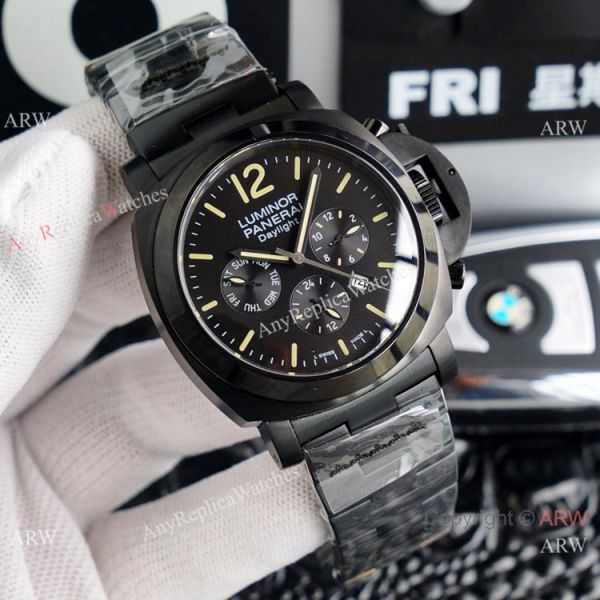Highest Quality Panerai Luminor Daylight Stainless steel Watches Swiss 9100 Highest Quality Panerai Luminor Daylight Stainless steel Watches Swiss 9100