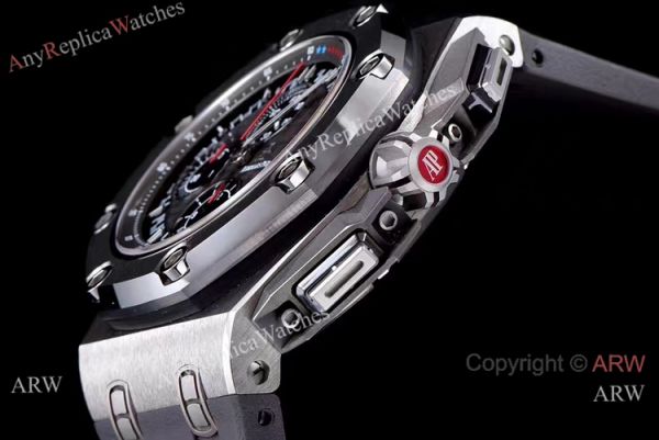 (JF) Swiss Replica Audemars Piguet Royal Oak offshore Schumacher SS Grey Index Dial (JF) Swiss Replica Audemars Piguet Royal Oak offshore Schumacher SS Grey Index Dial