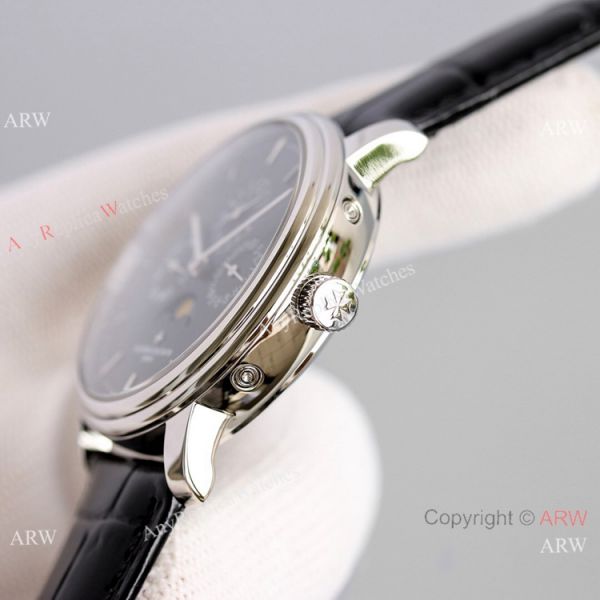 AAA Swiss Replica Vacheron Constantin Patrimony perpetual calendar Watches Black Dial AAA Swiss Replica Vacheron Constantin Patrimony perpetual calendar Watches Black Dial