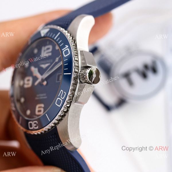 Swiss Longines Hydroconquest Watch Blue Rubber Strap 41mm Swiss Longines Hydroconquest Watch Blue Rubber Strap 41mm