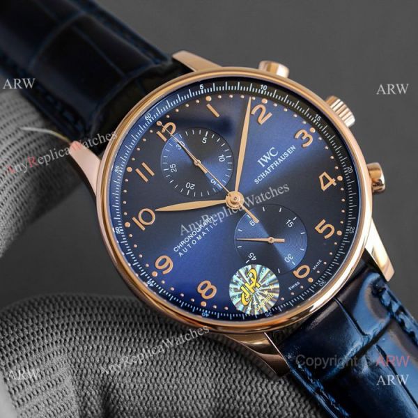 AAA Replica IWC Portuguese Rose Gold White Watches Swiss 7750 Chronograph AAA Replica IWC Portuguese Rose Gold White Watches Swiss 7750 Chronograph