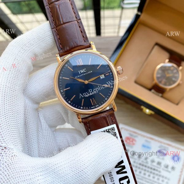 Knock off IWC Portofino Rose Gold Rhodium Face 40mm Knock off IWC Portofino Rose Gold Rhodium Face 40mm