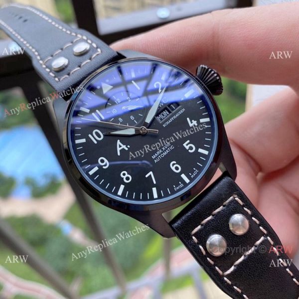 Copy IWC Pilot Mark XVIII Watches Rose Gold Blue Dial 44mm Copy IWC Pilot Mark XVIII Watches Rose Gold Blue Dial 44mm
