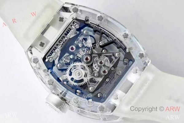 2020 New! True Double Tourbillon EUR Swiss Richard Mille RM 56-02 Sapphire Tourbillon Watch 55mm 2020 New! True Double Tourbillon EUR Swiss Richard Mille RM 56-02 Sapphire Tourbillon Watch 55mm
