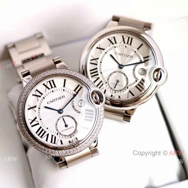 Swiss Replica Cartier Ballon Bleu 42mm XL Watch Stainless Steel Swiss Replica Cartier Ballon Bleu 42mm XL Watch Stainless Steel
