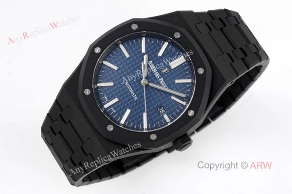 (ZF) New Audemars Piguet Royal Oak 15400 Blue Dial Black Venom Swiss Replica DLC Watches (ZF) New Audemars Piguet Royal Oak 15400 Blue Dial Black Venom Swiss Replica DLC Watches