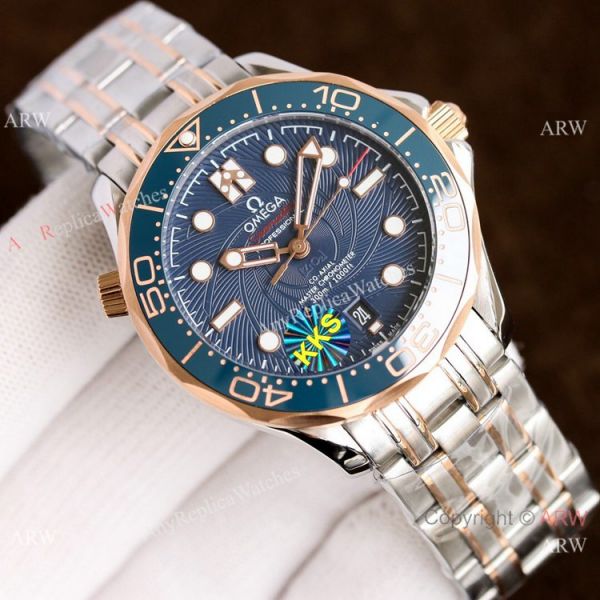 New! Two Tone Omega Diver 300m James Bond Limited Edition Copy Watches New! Two Tone Omega Diver 300m James Bond Limited Edition Copy Watches
