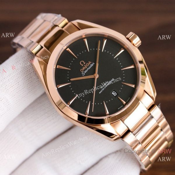 Copy Omega Seamaster 2-Tone Rose Gold Men Watch Simple Style Copy Omega Seamaster 2-Tone Rose Gold Men Watch Simple Style