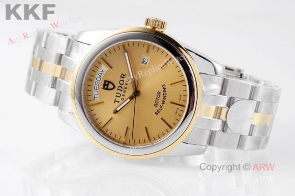 New Tudor Day Date Glamour Gold Watch 39mm Top Replica New Tudor Day Date Glamour Gold Watch 39mm Top Replica