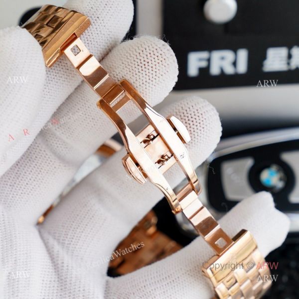 Swiss 9100 Patek Philippe Baguette Diamond Rose Gold Watch Replica 41mm Swiss 9100 Patek Philippe Baguette Diamond Rose Gold Watch Replica 41mm