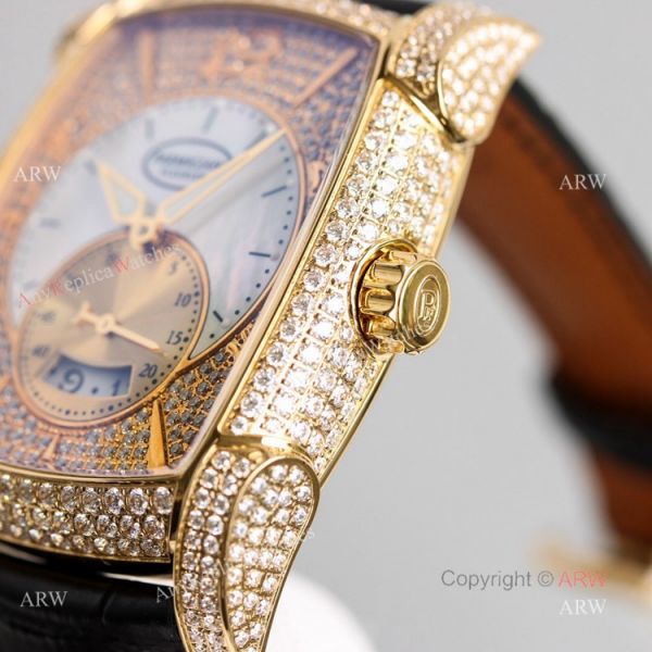 Yellow Gold Parmigiani Fleurier KALPA Diamond Watches Replica For Men Yellow Gold Parmigiani Fleurier KALPA Diamond Watches Replica For Men