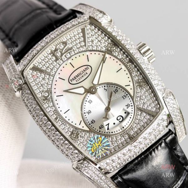 New Parmigiani Fleurier KALPA With Diamonds Mens Swiss Replica Watches New Parmigiani Fleurier KALPA With Diamonds Mens Swiss Replica Watches