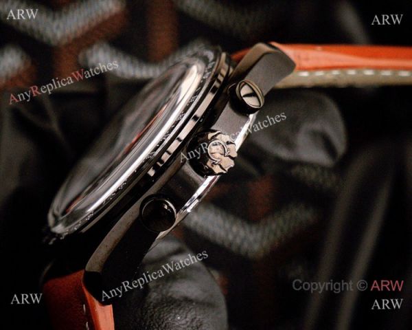 Best Quality Omega Speedmaster Racing Watch Black Case Brown Leather Strap Best Quality Omega Speedmaster Racing Watch Black Case Brown Leather Strap
