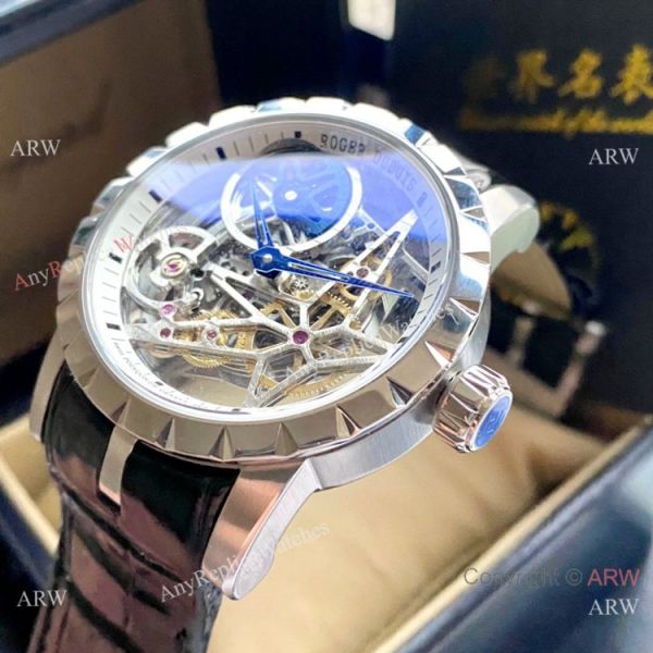 New Replica Roger Dubuis Excalibur 46 Hollow Watch White Inner New Replica Roger Dubuis Excalibur 46 Hollow Watch White Inner