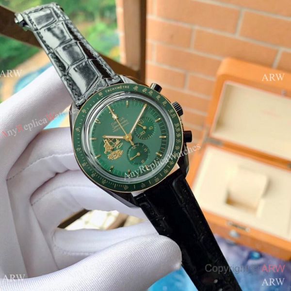 New Style Replica Omega Apollo 11 Chronograph Watch Gold Black New Style Replica Omega Apollo 11 Chronograph Watch Gold Black