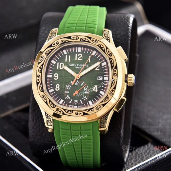 Patek Philippe Aquanaut Engraving Watches Brown Gradient Dial 42mm Patek Philippe Aquanaut Engraving Watches Brown Gradient Dial 42mm