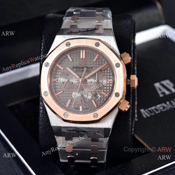 Knockoff Audemars Piguet Royal Oak 41mm Watches Rose Gold Subdials Knockoff Audemars Piguet Royal Oak 41mm Watches Rose Gold Subdials