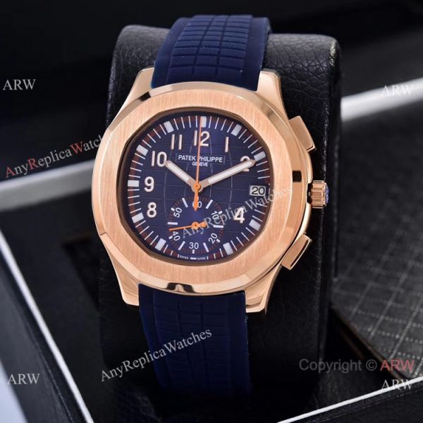 Best Clone Patek Philippe Aquanaut VK Quartz Watches Rose Gold Case Best Clone Patek Philippe Aquanaut VK Quartz Watches Rose Gold Case