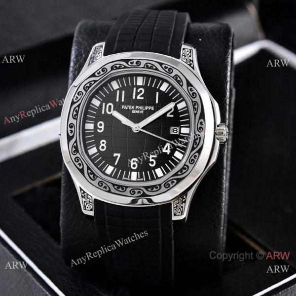 Clone Patek Philippe Aquanaut Silver Engraving Watches Vintage Style Clone Patek Philippe Aquanaut Silver Engraving Watches Vintage Style