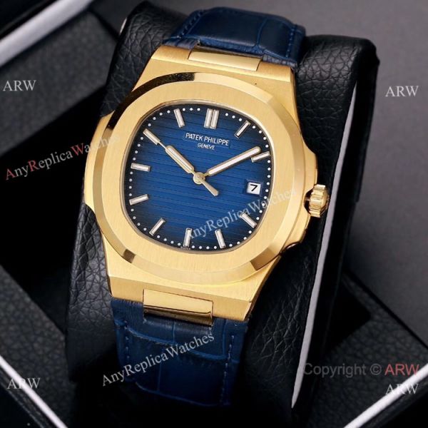 Best Copy Patek Philippe Nautilus 40mm Watches Gold and Black Best Copy Patek Philippe Nautilus 40mm Watches Gold and Black