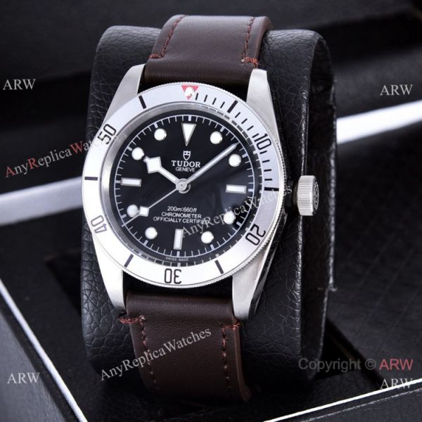 Clone Tudor Heritage Black Bay Automatic Watches Dark Red Bezel Silver Case Clone Tudor Heritage Black Bay Automatic Watches Dark Red Bezel Silver Case