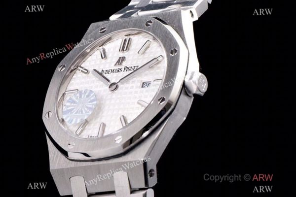 JF Audemars Piguet Lady Royal Oak 67650 Silver Dial Watch Swiss Quartz JF Audemars Piguet Lady Royal Oak 67650 Silver Dial Watch Swiss Quartz
