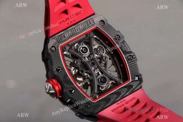 KV Factory Richard Mille RM53-01 Tourbillon Pablo Mac Donough Watch TPT Carbon and Red KV Factory Richard Mille RM53-01 Tourbillon Pablo Mac Donough Watch TPT Carbon and Red