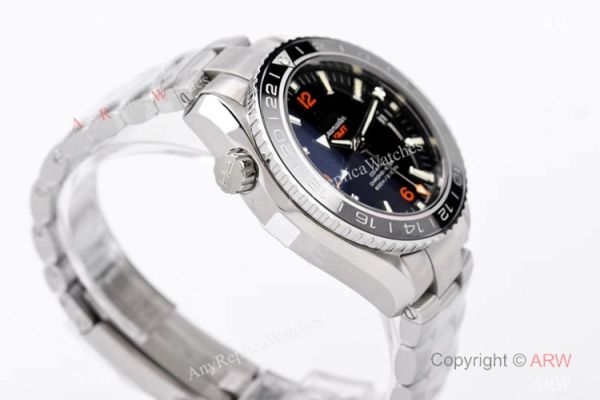 Swiss Copy Omega Seamaster Planet Ocean 600m GMT Watch VSF 8605 Stainless Steel Black Ceramic Bezel Swiss Copy Omega Seamaster Planet Ocean 600m GMT Watch VSF 8605 Stainless Steel Black Ceramic Bezel