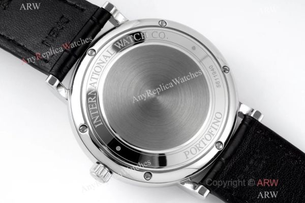 AI Factory Swiss Replica IWC Portofino Hand Wound 8 Days Moon Phase Watch Blue Dial 45mm AI Factory Swiss Replica IWC Portofino Hand Wound 8 Days Moon Phase Watch Blue Dial 45mm