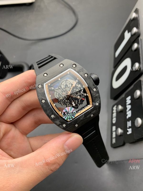 KV Factory Richard Mille RM-055 Bubba Watson Watch Carbon Fiber Skeleton Dial KV Factory Richard Mille RM-055 Bubba Watson Watch Carbon Fiber Skeleton Dial