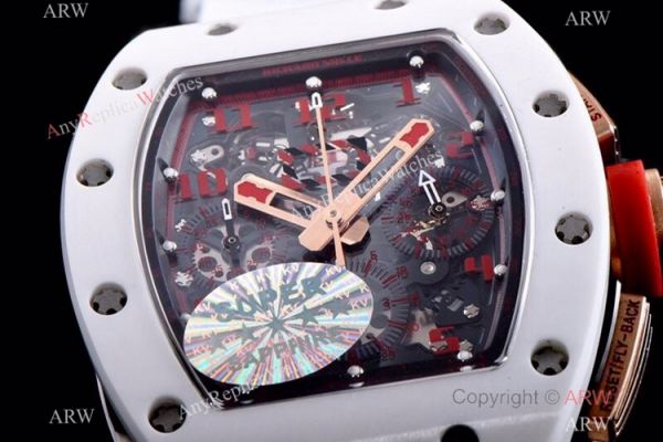 KV Factory Richard Mille RM 011 White Demon Flyback Chronograph Watch Ceramic Case KV Factory Richard Mille RM 011 White Demon Flyback Chronograph Watch Ceramic Case