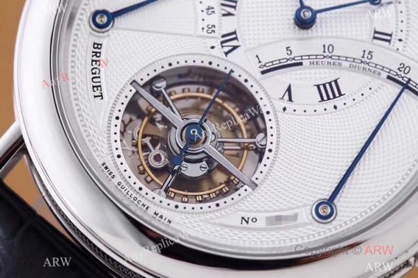 Swiss Replica Breguet Classique Tourbillon Power Reserve White Dial Watch 3657PT Swiss Replica Breguet Classique Tourbillon Power Reserve White Dial Watch 3657PT