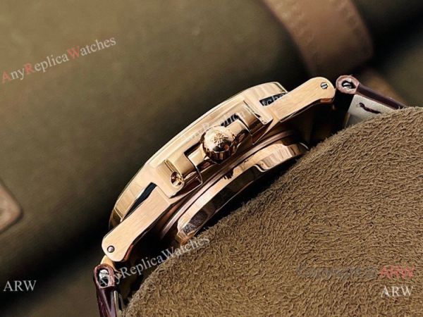 (PF Factory) Patek Philippe Nautilus Moonphase 5724 Watch Rose Gold Black Dial (PF Factory) Patek Philippe Nautilus Moonphase 5724 Watch Rose Gold Black Dial