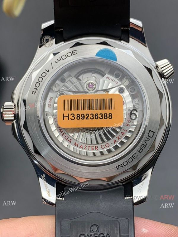 VS Factory Omega Seamaster Diver 300m VS 8800 Watch Black Rubber Strap Black Dial VS Factory Omega Seamaster Diver 300m VS 8800 Watch Black Rubber Strap Black Dial