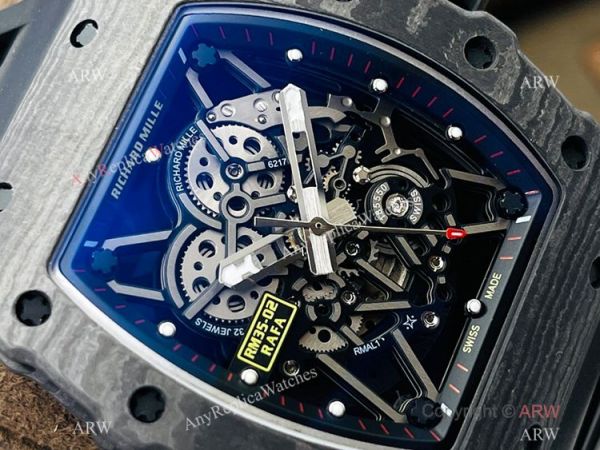 RM Factory 1:1 Swiss Copy Richard Mille RM35-02 Rafael Nadal Swiss NH05 Watch All Black RM Factory 1:1 Swiss Copy Richard Mille RM35-02 Rafael Nadal Swiss NH05 Watch All Black