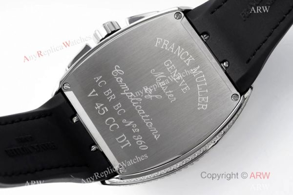 Swiss Grade 1 Replica Franck Muller Vanguard Yachting V45 Seagull 7750 Watch Diamond Case Black Dial Swiss Grade 1 Replica Franck Muller Vanguard Yachting V45 Seagull 7750 Watch Diamond Case Black Dial